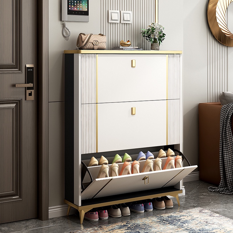 KRUZO ELIZA Luxury Shoe Cabinet Shoe Rack Shoe Organizer | Shopee ...