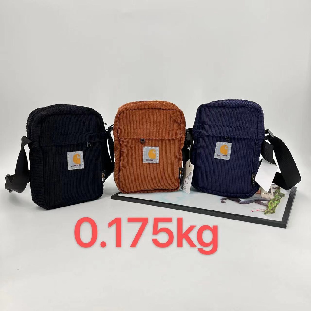 Hot Sale Ready Stock CARHARTT WIP CORD BAG Carhart Corduroy Crossbody Shoulder Bag028431