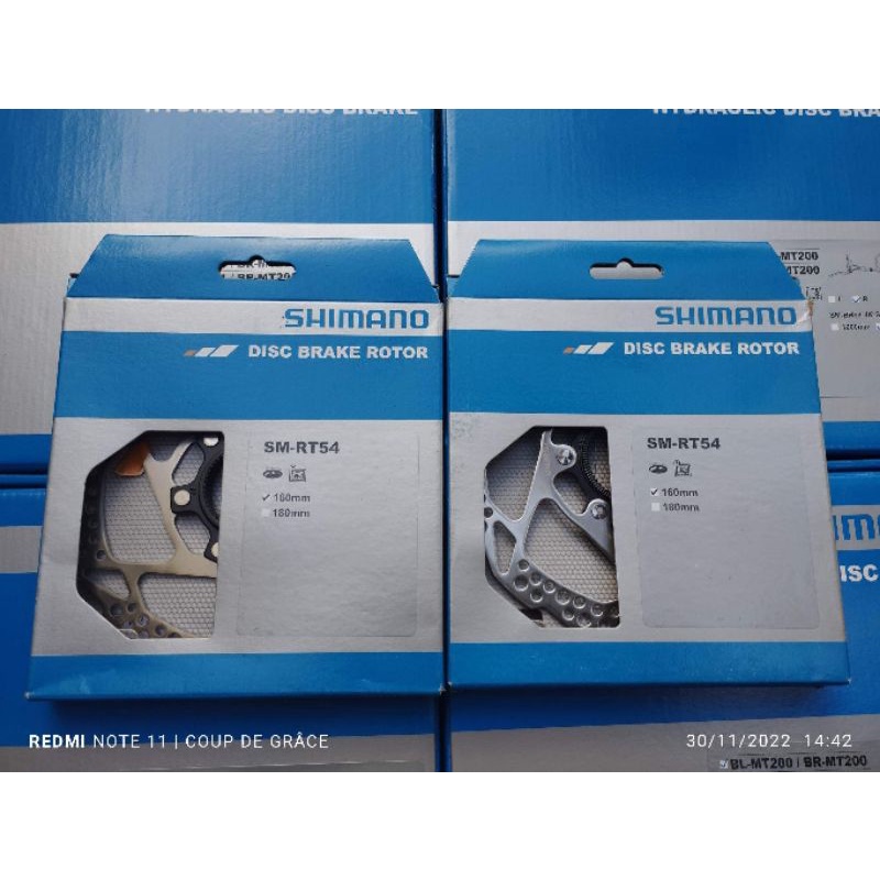 SM-RT54 CENTERLOCK ROTOR 160mm (2 pieces na!) | Shopee Philippines