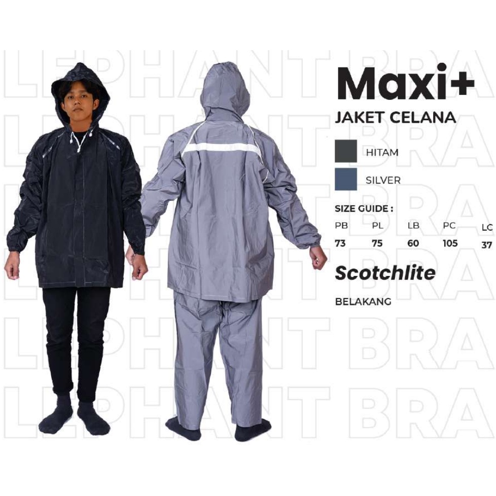 Maxi Raincoat Elephant Brand Raincoat Elephant Brand Raincoat Shopee Philippines