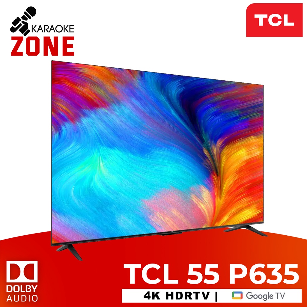 TCL 55P635 4K Smart TV / HDR 10 Google TV / 4K HDR TV, Dolby Audio ...