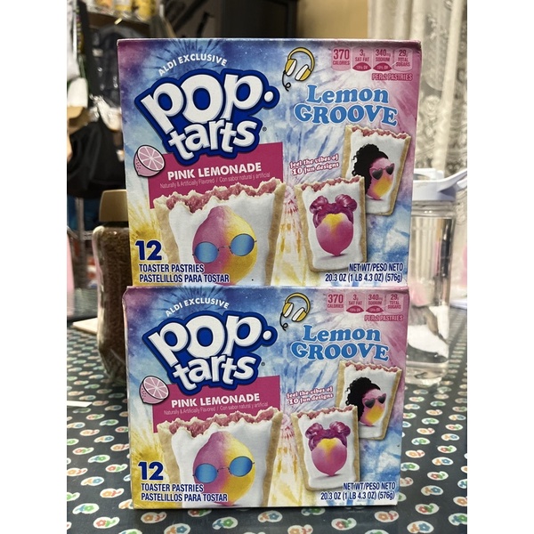 Pop Tarts Pink Lemonade Aldi Exclusive 12 Toaster Pastries 576g ...