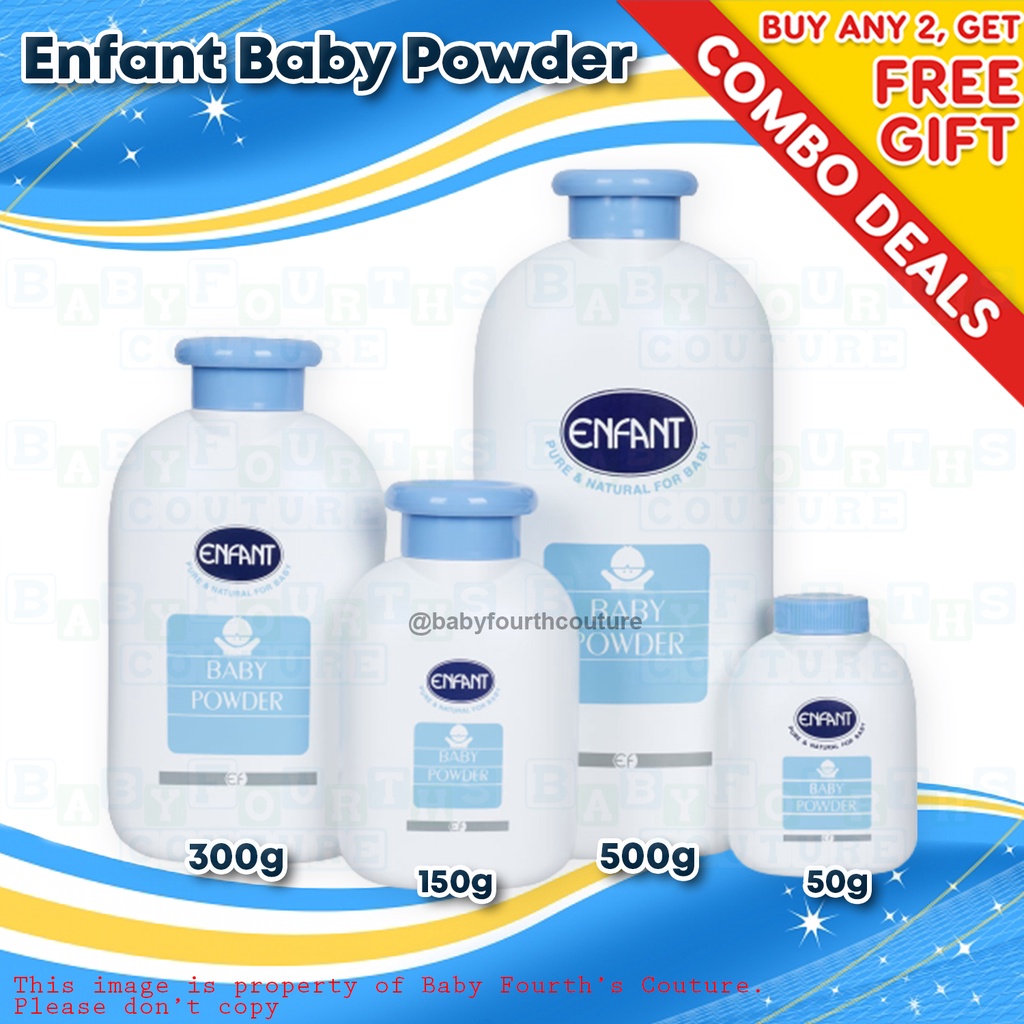 COD Enfant Pure and Natural Baby Powder | Shopee Philippines