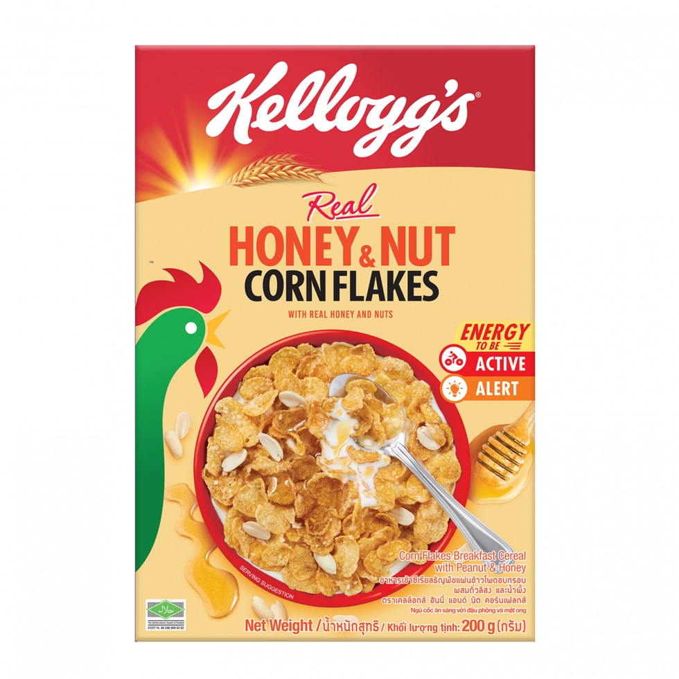 Corn Flakes with Honey & Nuts