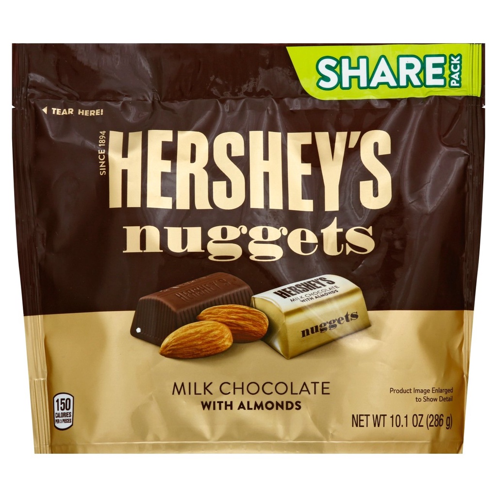 Hershey's Nuggets Milk Chocolate 10.1 oz Share Pack (Formerly Classic