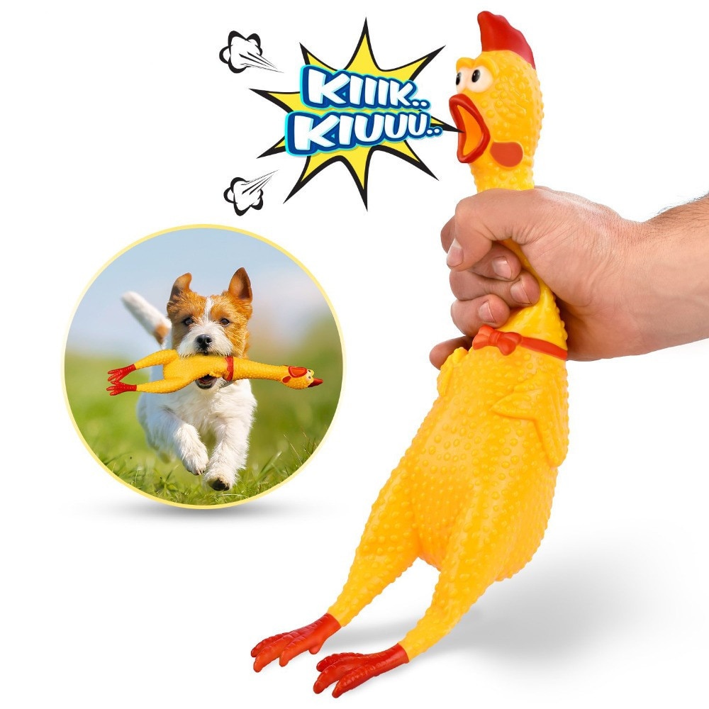 Dog Sounding Toy Rubber Chicken Pet Dog Toy Chicken/Releasing Chicken