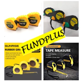 Metric Tape Measure 3M/5M/7.5M Retractable - Clear Easy to Read