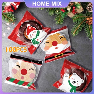 Huiran 50pcs Santa Christmas Tree Elk Pvc Bags Transparent Clear Gift Bag  For Christmas Gift Baking Candy Cookie Packaging Bags - Gift Boxes & Bags -  AliExpress