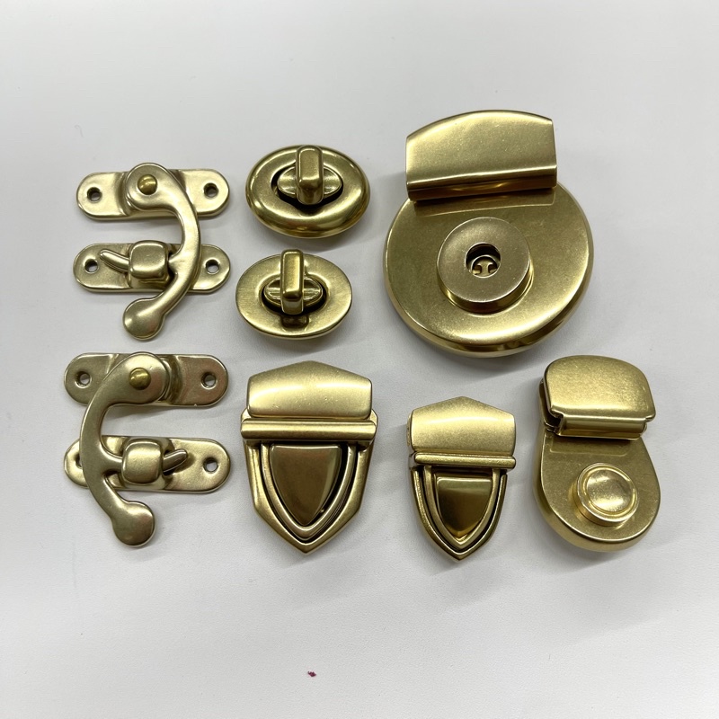 Solid Brass Bag Lock Twist Lock Press Lock Push Lock | Shopee Philippines