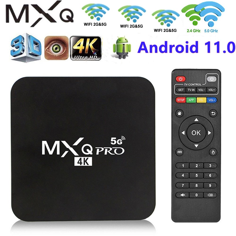 Mxq Pro 4k New Dual Band Smart Tv Box Android 11.0 S905l Cpu 2.4g And ...