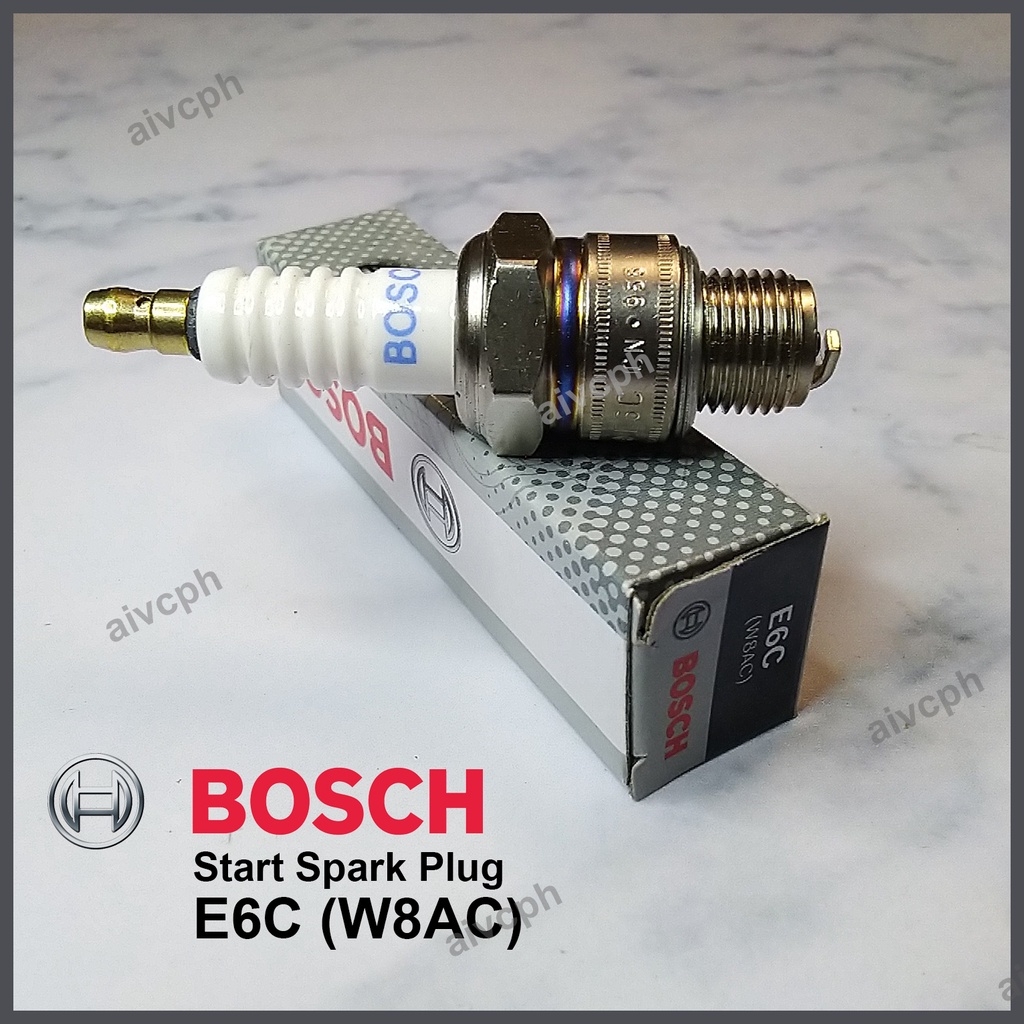 Bosch Start E6C ( W8AC ) Spark Plug (CrossRef NGK B5HS W16FSU