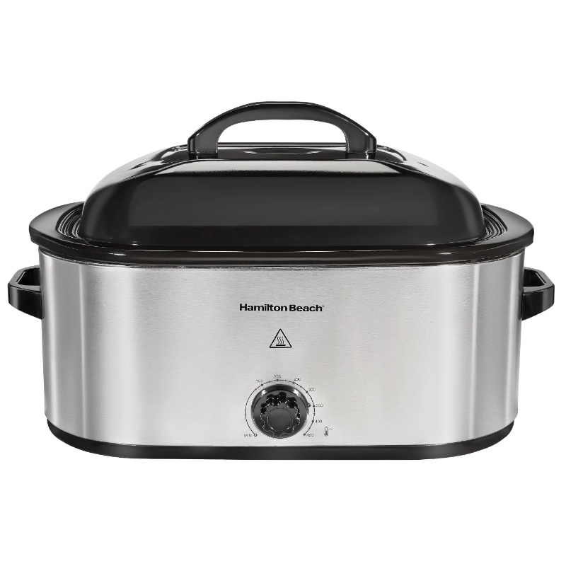 Hamilton Beach Electric Roaster Oven, Stainless Steel, 22 Quarts, 32215