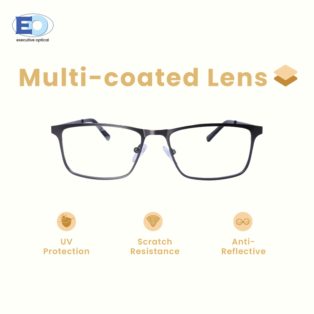 EO Eyewear with Clip On Yakima Frame with Multicoated Lens Non