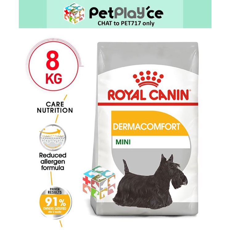 Royal Canin MINI DERMACOMFORT 8kg /10kg Big Bag Dry Canine Dog