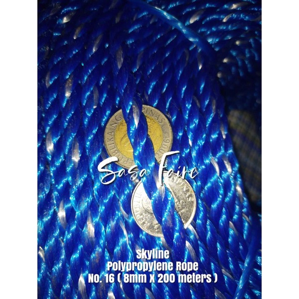 Lubid Skyline PP Rope No. 16 (8mm x 200 meters) | Shopee Philippines