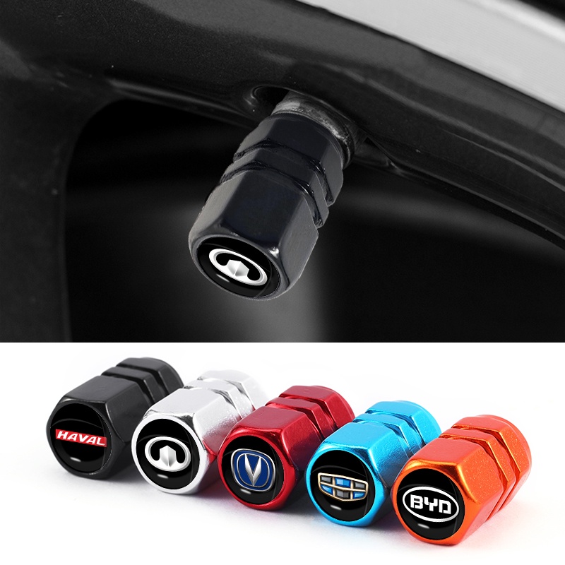 Car 5 color valve cover aluminum tire wheel valve cover For Toyota