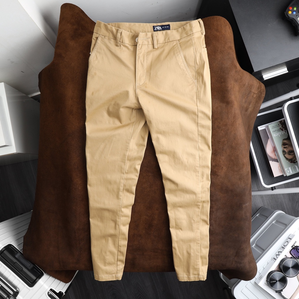 Zra Men's Khaki Pants Shopee Philippines