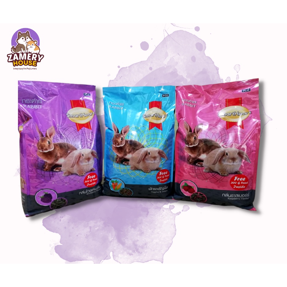 SmartHeart Rabbit Food (3kg) / Different Flavours of Rabbit Food