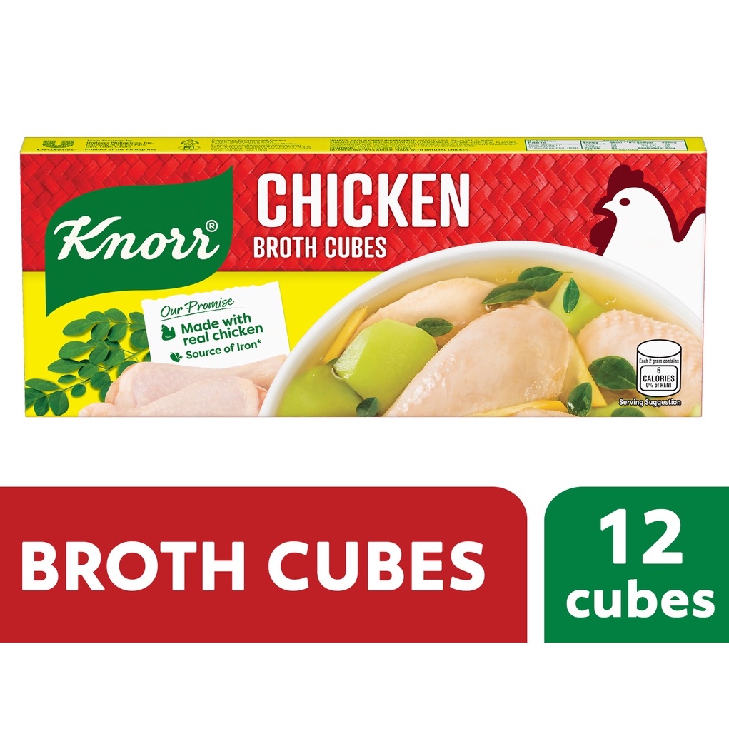 Knorr Chicken Broth Cubes (12 Cubes) Shopee Philippines