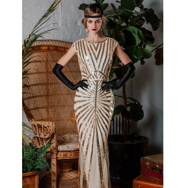 Gatsby style best sale maxi dress