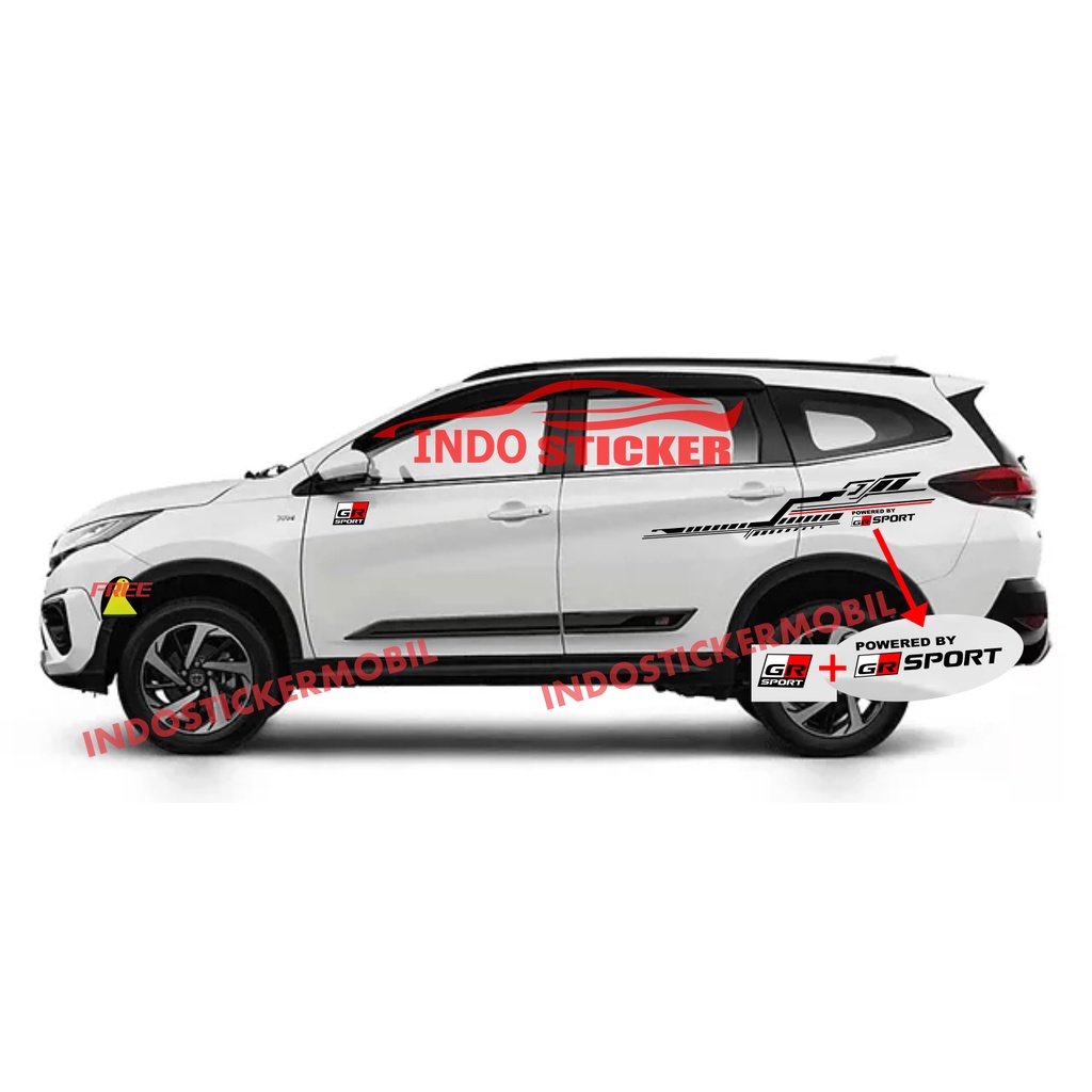 Striping STICKER Car RUSH GR STICKER Car STICKER TOYOTA RUSH AGYA YARIS