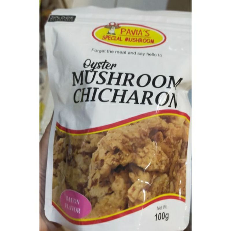 Pavia's Special Oyster Mushroom Chicharon 100g Shopee Philippines