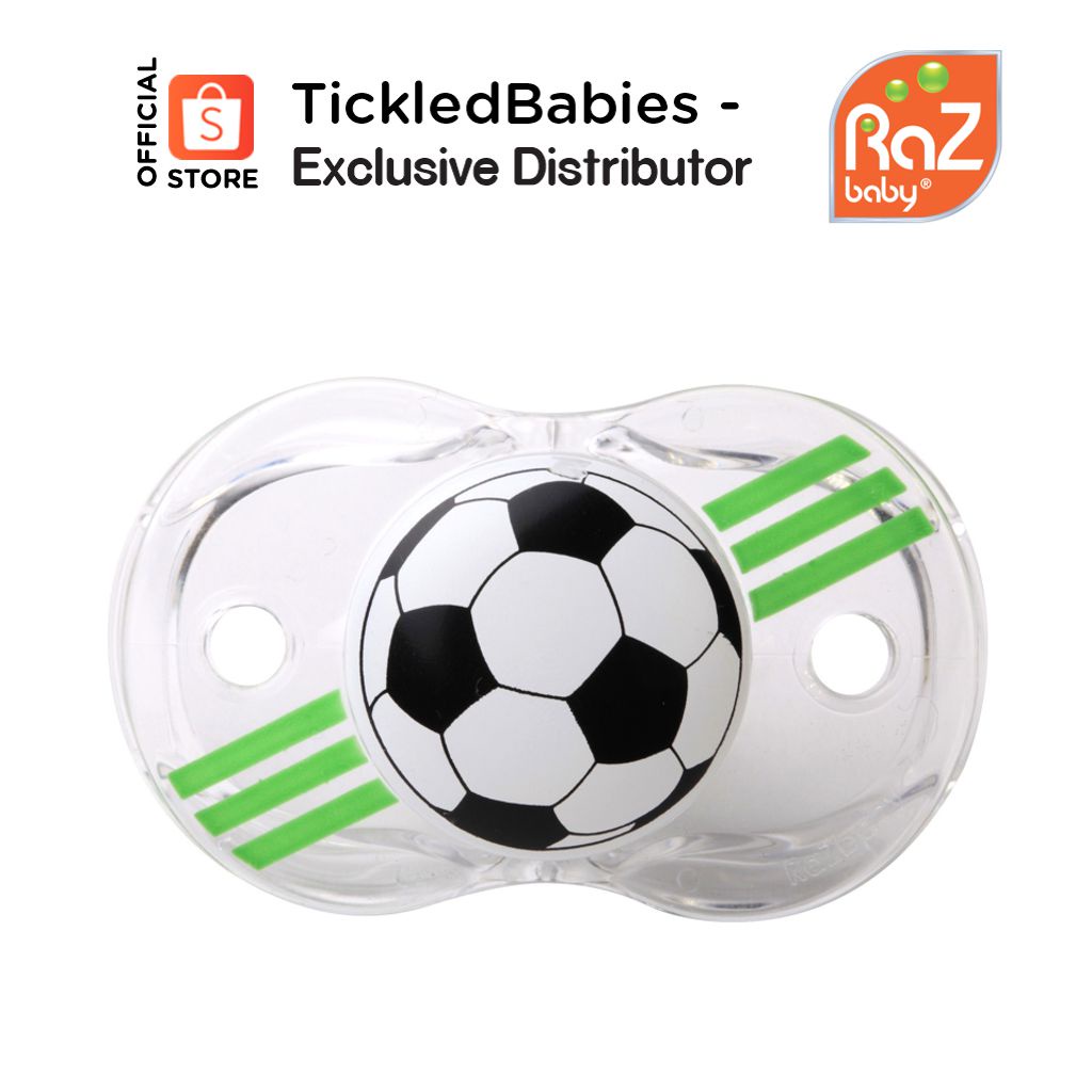 RaZBaby Keep-It-Kleen Pacifier - Soccer Ball ( raz baby infant soother ...