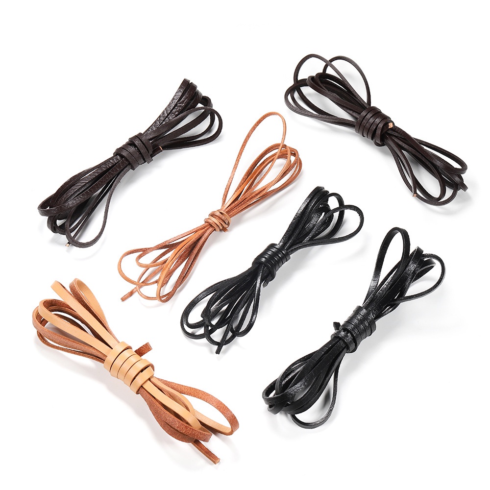 【ps313】2meters/lot Square leather woven leather rope For jewelry making