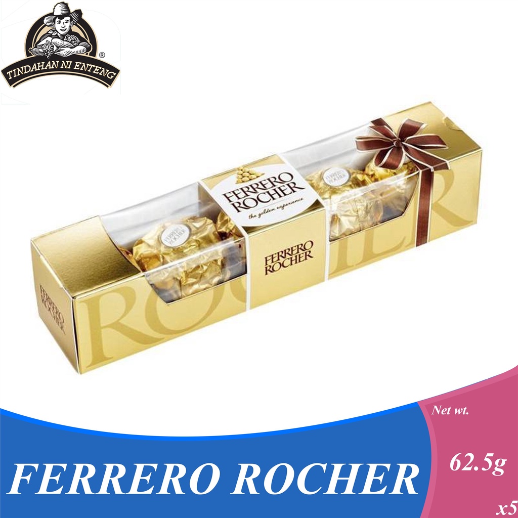 FERRERO ROCHER Chocolate 62.5g (5pcs) Shopee Philippines