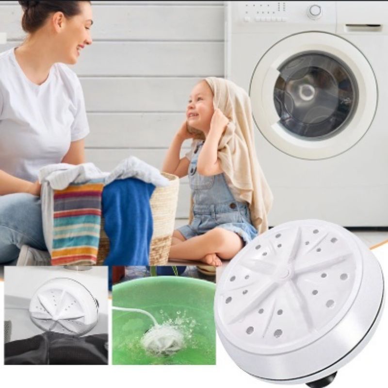  Mini Foldable Washer and Spin Dryer-Super Energy