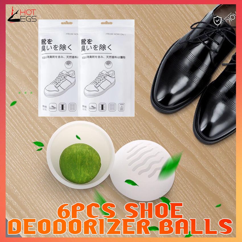 6pcs Ball Shoe Deodorizer And Freshener Balls Fruity Fragrance