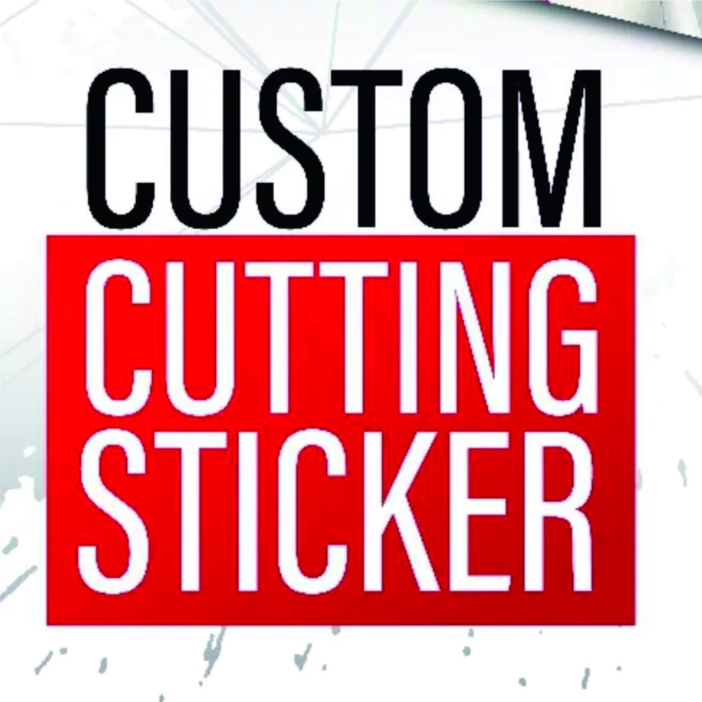 Custome Cutting Logo Stickers Writing Contemporary Pictures Material ...