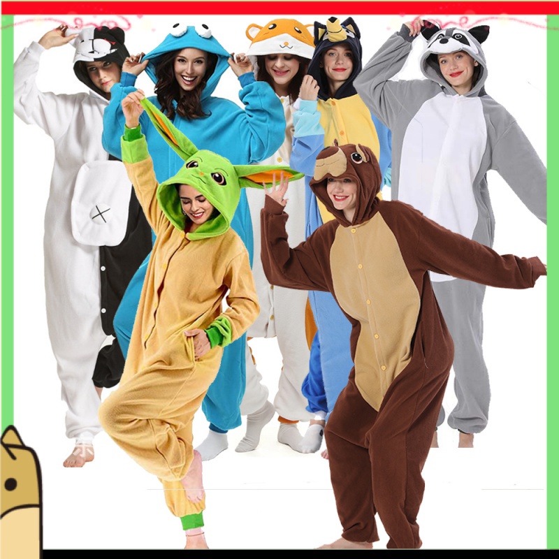 Women Pajamas Jumpsuit Anime kigurumi Adult Halloween cosplay Costume ...