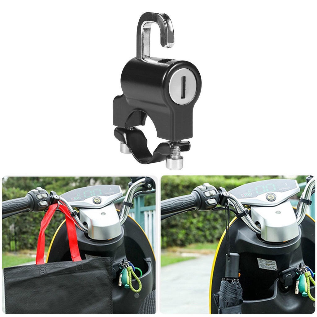 Universal Motorcycle Helmet Lock Anti-Theft Helmet Security Lock Metal ...