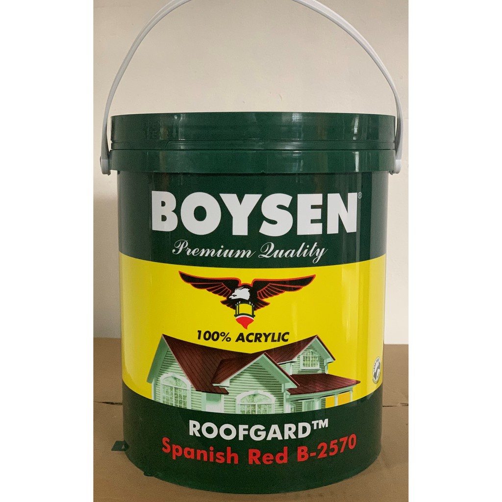 Boysen Roofgard Roof Paint Gallon 4 Liters Roofguard Roof Guard Roof