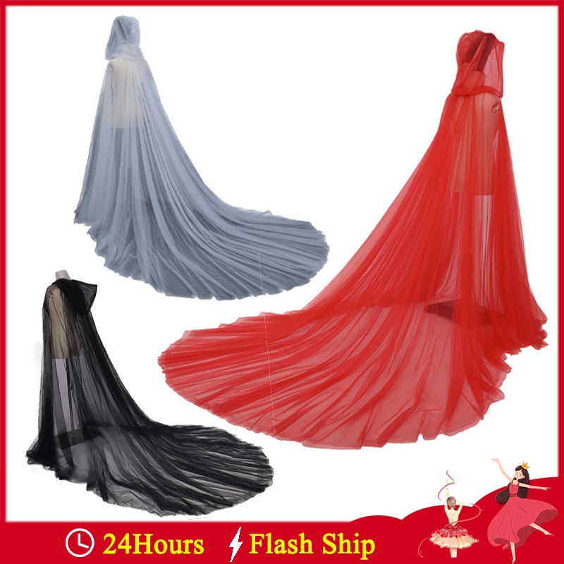 3 Colors Halloween Christmas Adult Women Clothes Vampire Bride Mesh ...