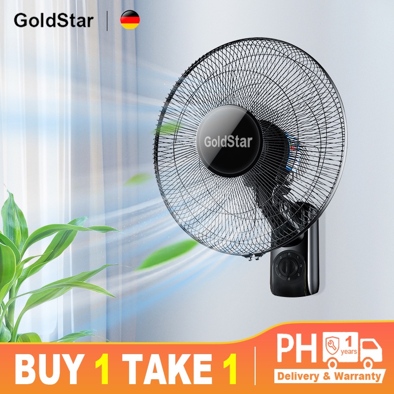 camel electric fan ☁Gold Star Electric Fan 16 Inch Wall Fan Stand Fan 3