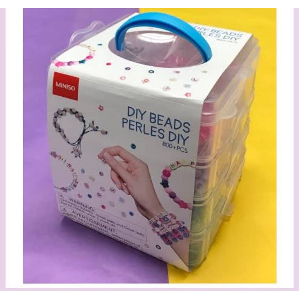 LAYERED BEADS ORGANIZER SET TOY TOYS by Miniso Shopee Philippines
