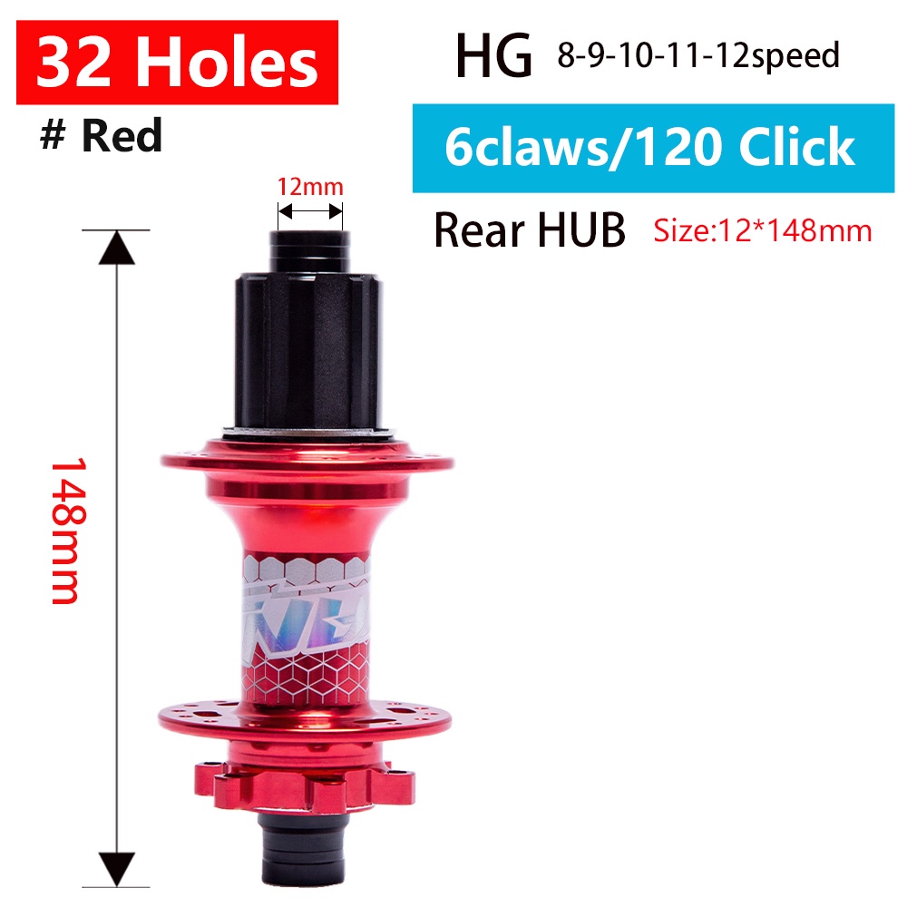 HIMALO Mountain Bike Hub Sealed Bearings V Brake Bike Hubs 24/28/32/36 Hole Quick Release Hub Front 100 Rear 135mm QR HG Hub 8/9/10/11 Speed Cassette(36H
