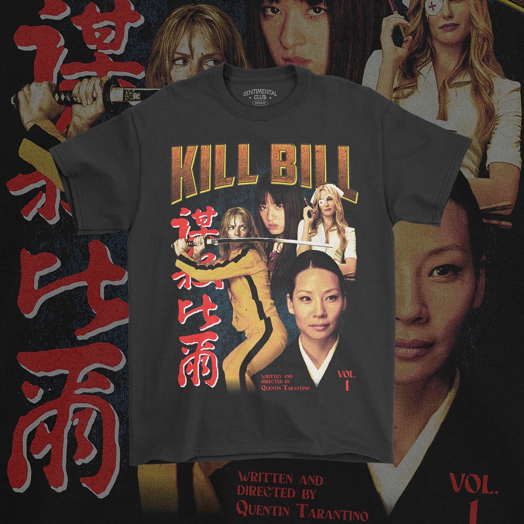 T Shirt Film Kill Bill Vol 1 Vintage Movie T Shirt Shopee Philippines