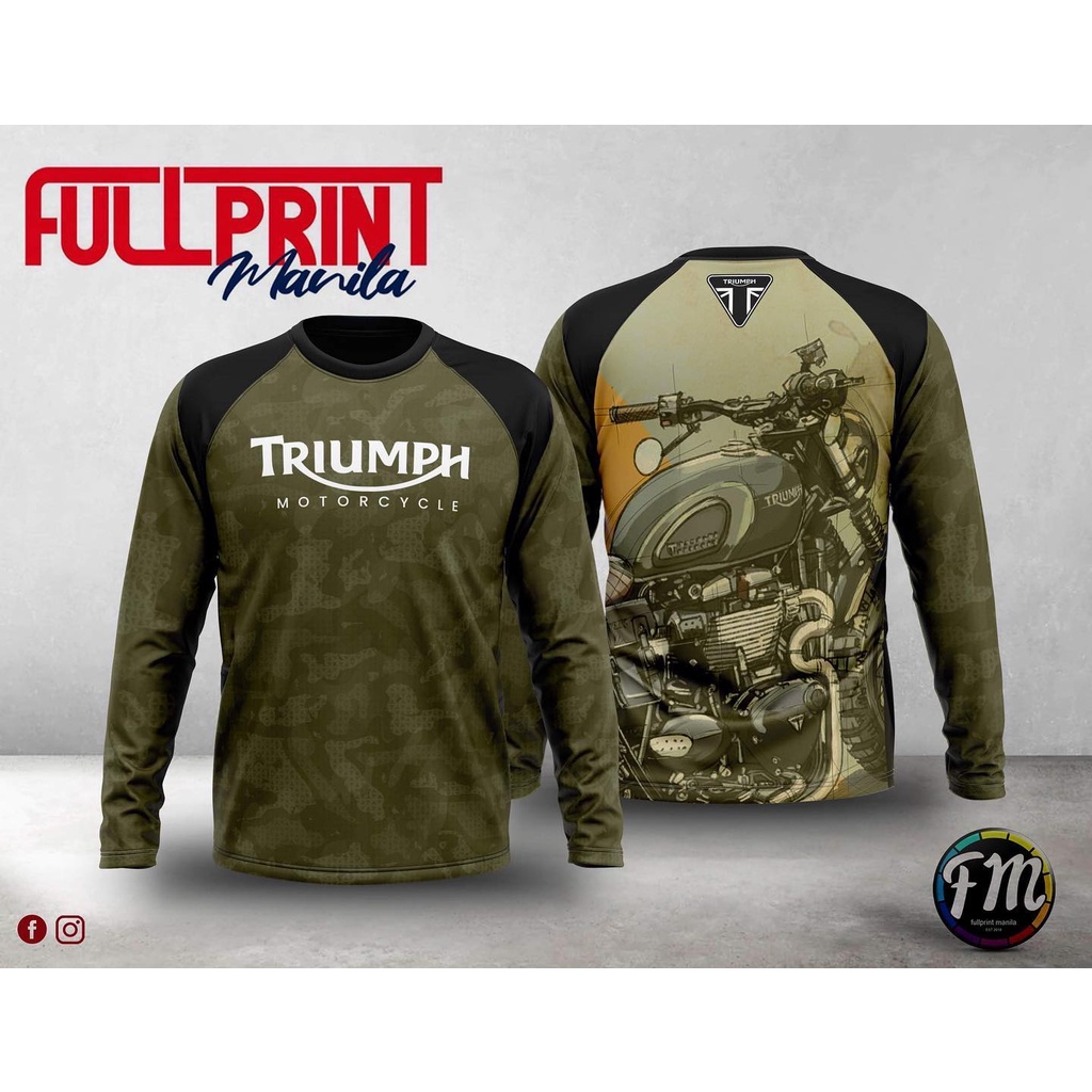 FM TRIUMPH RIDING JERSEY TRJ01 | Shopee Philippines