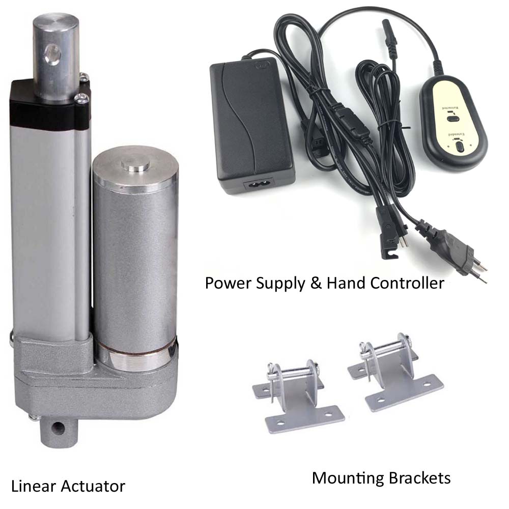 V Dc N Kg Max Lift Linear Actuator Stroke Mm Mm Power Supply Wired Controller