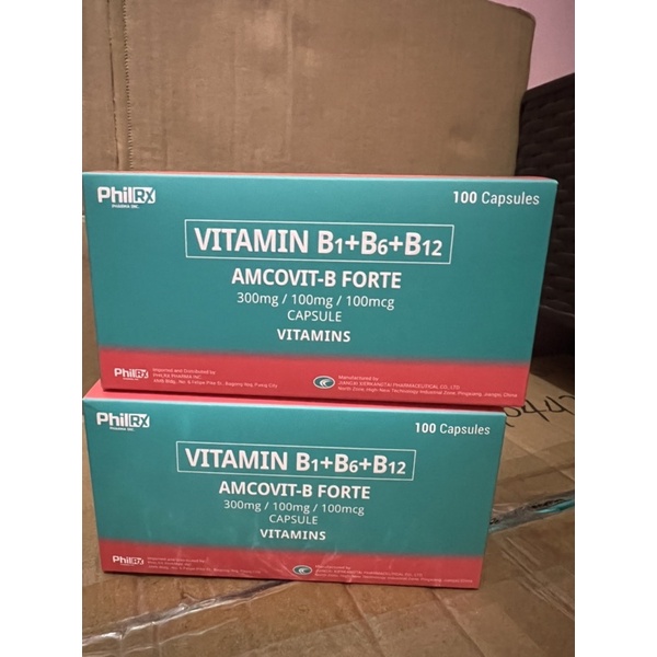 AMCOVITB FORTE VITAMIN B COMPLEX CAPSULE Shopee Philippines
