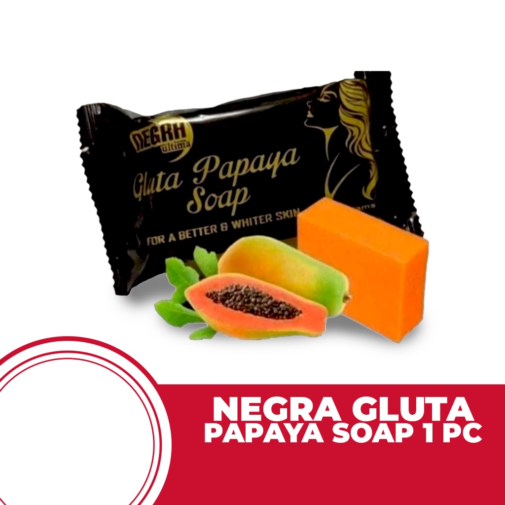 Negra Gluta Papaya Soap 1pc 100 Originalauthentic Shopee Philippines