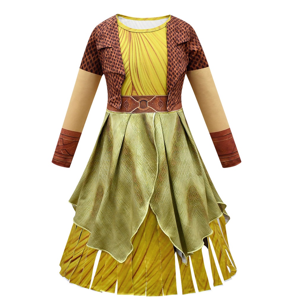 Raya and The Last Dragon Kids Cosplay costume Legend Halloween Costume ...