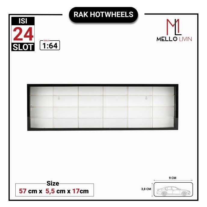 Shelf/place/display HOTWHEELS/HOTWHEELS 164 Contents 24 LANDSCAPE SLIM