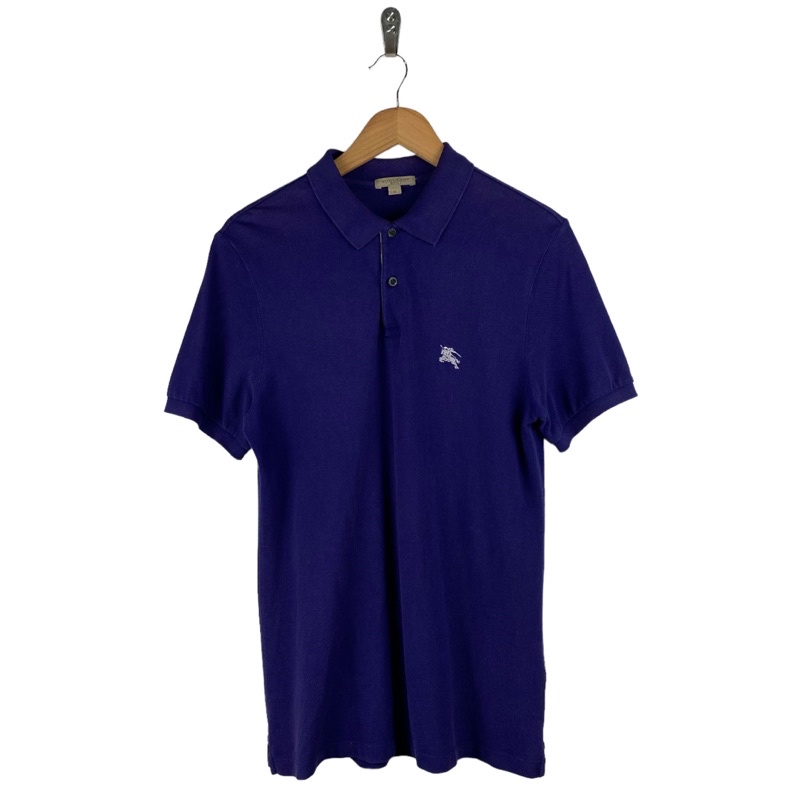 Burberry Polo Shirt (Indigo) | Shopee Philippines