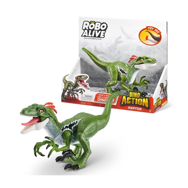 Robo Alive Dino Action Electronic Pet Raptor by ZURU | Shopee Philippines