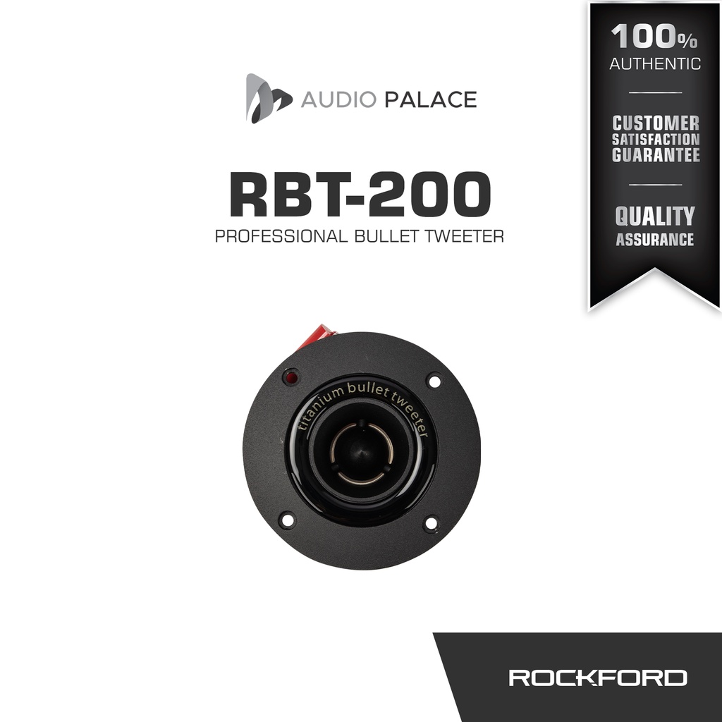 ROCKFORD Titanium Bullet Tweeter RBT-200 [4 inches] [20 watts]