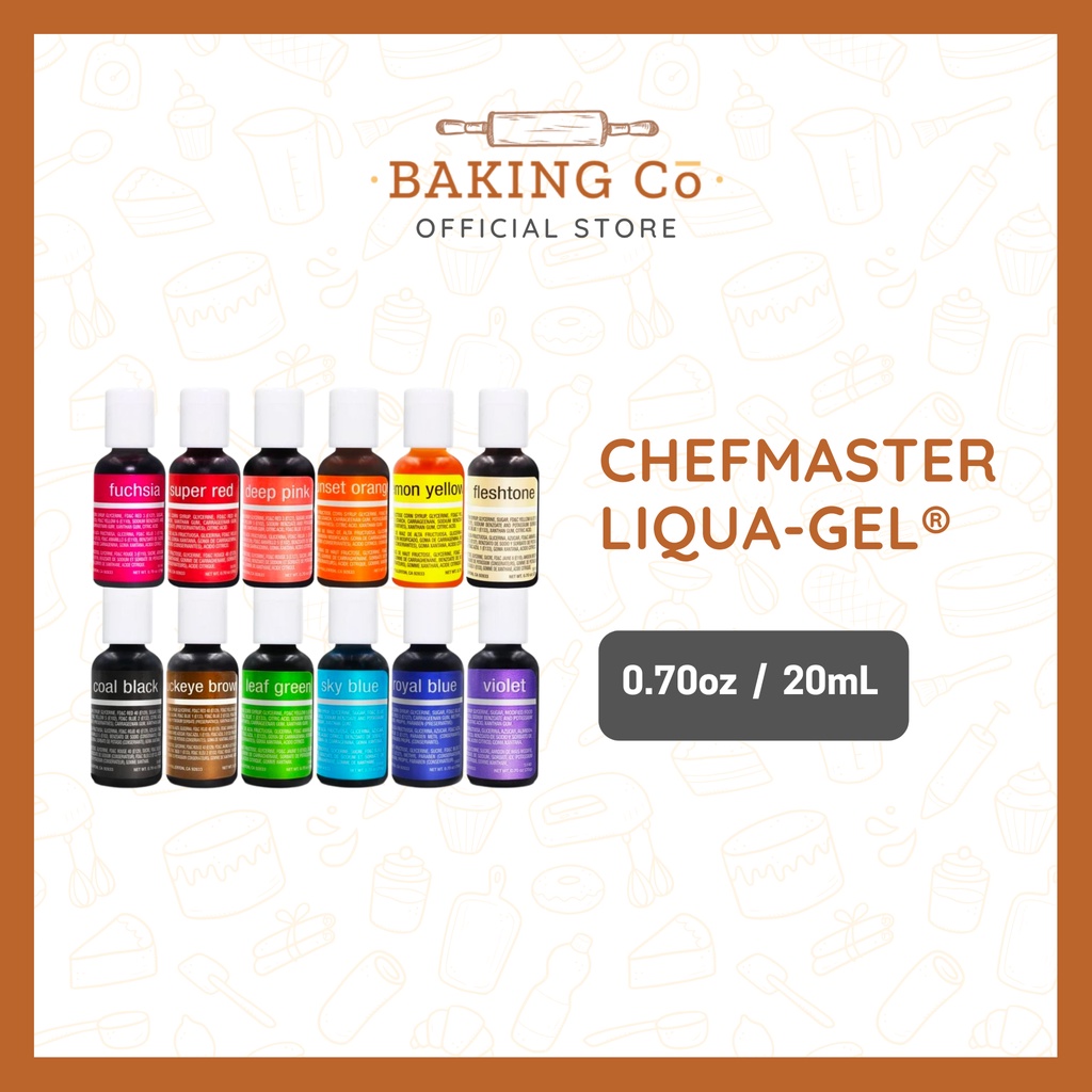 Chefmaster Liqua-Gel Food Color - 20mL/0.70 oz | Shopee Philippines